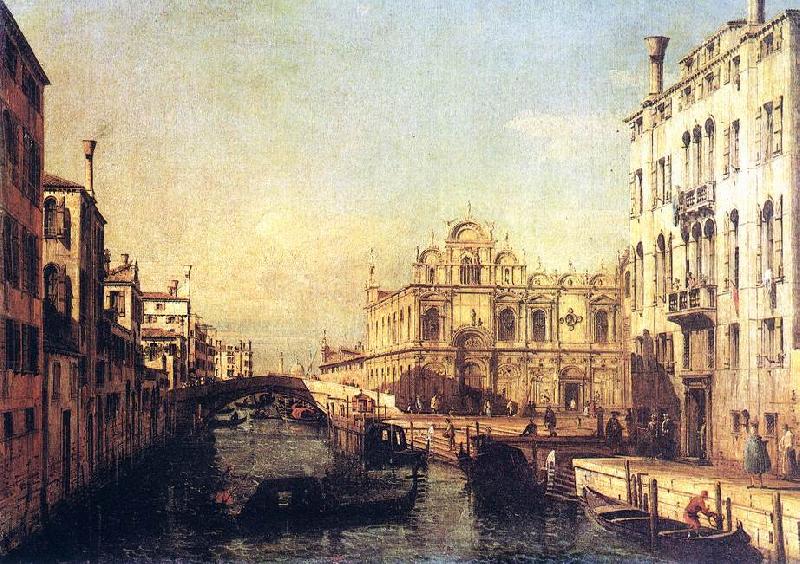 BELLOTTO, Bernardo The Scuola of San Marco gh oil painting picture